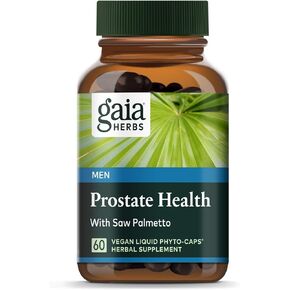 Gaia Herbs Prostate Health - Supports Prostate Health and Function for Men - with Saw Palmetto, Green Tea, Nettle Root, and White Sage - 120 Vegan Liquid Phyto-Capsules (40-Day Supply)