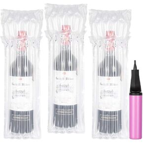 Inflatable Wine Travel Bags - 30 Packs Wine Bottle Travel Protector Bags Inflatable Wine Bags Air Column Bag with Free Inflator Pump for Wine Bottle Shipping & Packaging, Airplane Travel