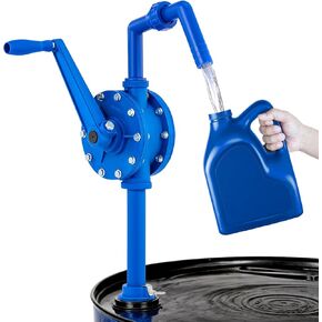 Orion Motor Tech 55 Gallon Drum Pump, Rotary Barrel Pump for Transfer of Chemicals, Acidic Solutions, Fuel, Water Based Fluids, Drum Pump Fits 5 to 55 Gallon Drums Hand Water Pump for 55 Gallon Barrel