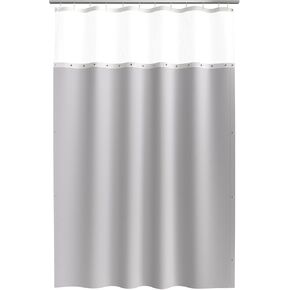 Easy-Change Privacy Curtains for Healthcare - Modular Hospital Curtains with Snap Mesh for Medical Facilities - 100% Polyester, Washable, NFPA 701 Compliant - 66" W x 96" H for 9-Foot Ceilings, Gray