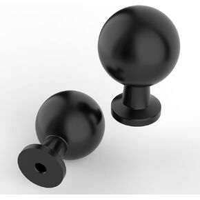 Asidrama 10 Pack Matte Black Kitchen Cabinet Knobs Dresser Knobs Drawer Knobs Cabinet Hardware Zinc Knobs for Dresser Drawers
