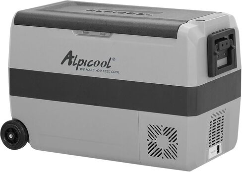 Alpicool LGT50 Dual Temperature Control 12 Volt Refrigerator 53 Quart Portable Car Fridge Freezer (-4°F~68°F) for Truck, RV, Boat, Camping and Travel in Kuwait