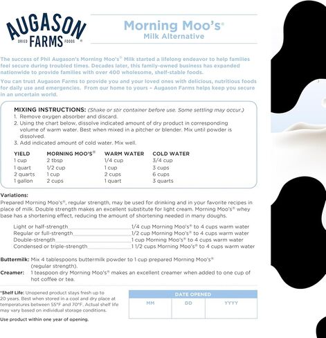 حليب أوغاسون فارمز مورنينج مو قليل الدسم 20 رطل (عبوة من قطعة واحدة) in Kuwait