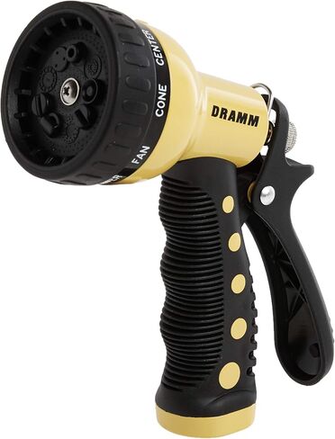 Dramm Available 12703 9-Pattern Revolver Spray Nozzle, Yellow in Kuwait