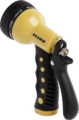 Dramm Available 12703 9-Pattern Revolver Spray Nozzle, Yellow in Kuwait