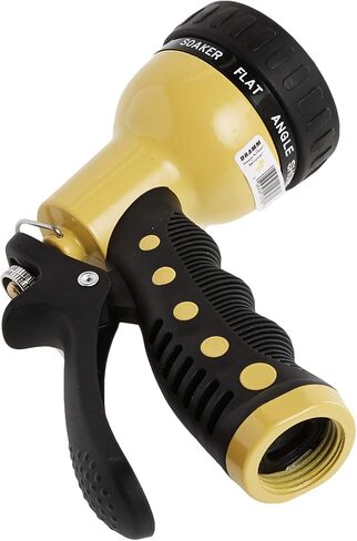 Dramm Available 12703 9-Pattern Revolver Spray Nozzle, Yellow in Kuwait