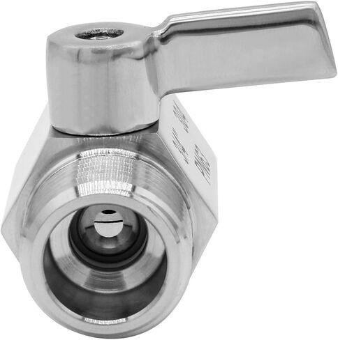 Stainless Steel Garden Hose Shut Off Valve 3/4" GHT Male x Female Thread Garden Hose Connector (pack of 2) in Saudi Arabia