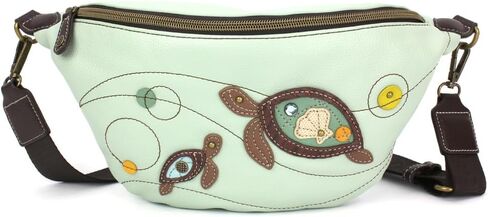 CHALA Fanny Pack Women RFID Protected Sling Purse and Waist Bag with Two Adjustable Straps - Sunflower Group - navy in Saudi Arabia