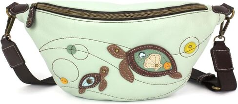 CHALA Fanny Pack Women RFID Protected Sling Purse and Waist Bag with Two Adjustable Straps - Sunflower Group - navy in Saudi Arabia