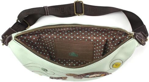 CHALA Fanny Pack Women RFID Protected Sling Purse and Waist Bag with Two Adjustable Straps - Sunflower Group - navy in Saudi Arabia