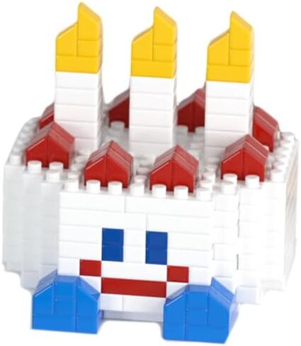 3 Set Happy Cake Party - Cute Cake Series Mini Bricks Micro Building Kit Toys, Desktop Ornaments Compatible with Nano for Kids in Saudi Arabia