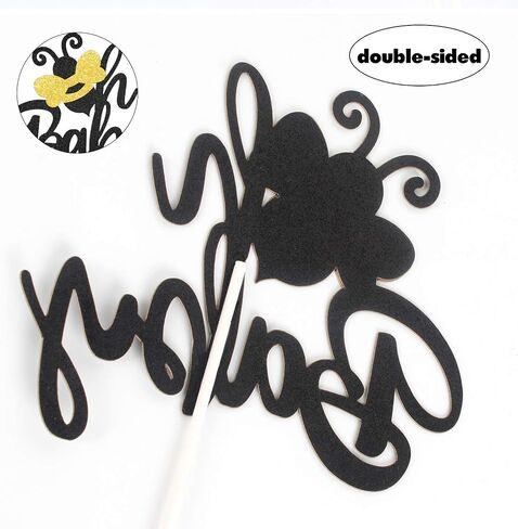 Mommy to bee Cake Topper Garden Theme Cake Decor for Pregnancy Announcement Gender Reveal Party New Baby Shower Baby Announcement Party Decoration Supplies in Saudi Arabia
