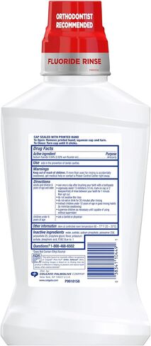 Colgate Ortho Defense Phos Flur Anti Cavity Fluoride Rinse, Mint, 16.9 Ounce in Kuwait