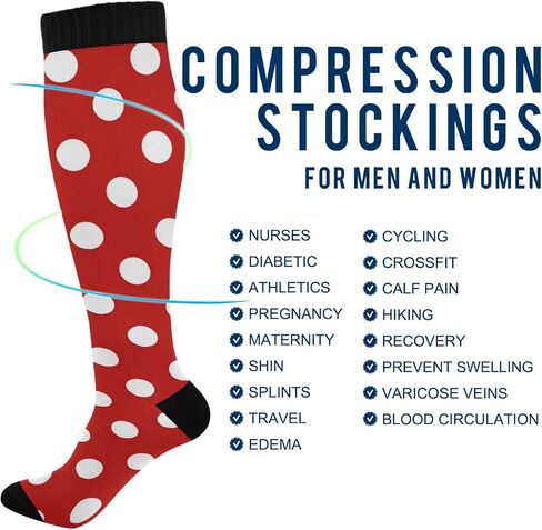 Egyptian God Anubis Scorpion Moon Compression Socks Women & Men, 2 Pairs Gym Running Hiking Sport Knee High Stockings in Saudi Arabia
