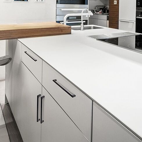 20 قطعة مقبض درج أسود - مقبض خزانة مطبخ أسود مقبض أثاث حديث بسيط مناسب للخزانات والأدراج وخزانة الأحذية والحمامات (20، 6.3 بوصة) in Kuwait