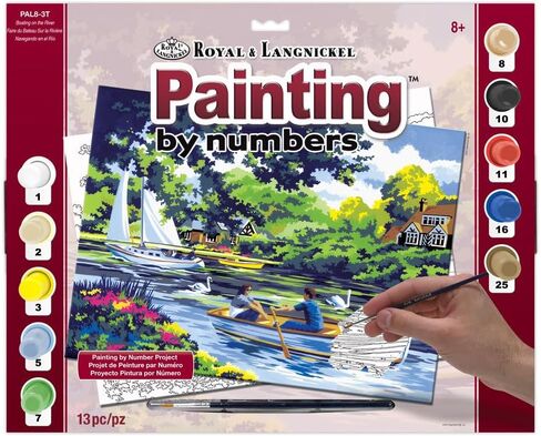 Royal & Langnickel Painting by Numbers Adult Large Art Activity Kit, Flying Fortress in Saudi Arabia