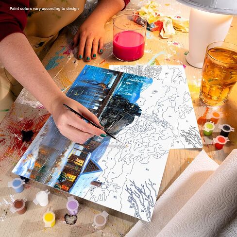 Royal & Langnickel Painting by Numbers Adult Large Art Activity Kit, Flying Fortress in Saudi Arabia