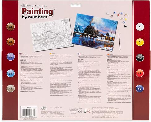 Royal & Langnickel Painting by Numbers Adult Large Art Activity Kit, Flying Fortress in Saudi Arabia