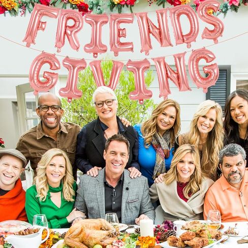Friendsgiving Party Decorations,16 inch Friendsgiving Balloons Banner Decorations,Tall Thanksgiving Balloons Banner Thanksgiving Friends Party Backdrop (Gold) in Kuwait