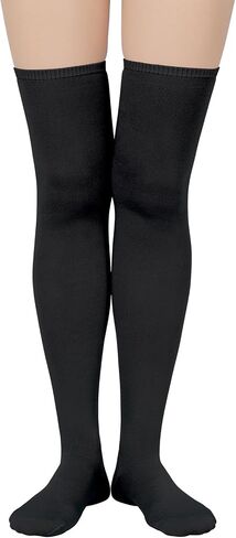 Century Star 3 Pairs Thigh High Socks for Women Over the Knee High Socks Triple Stripe Long Stockings Thigh Highs Leg Warmer in Saudi Arabia