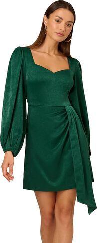 Adrianna Papell Women's Short Satin Dress in Saudi Arabia