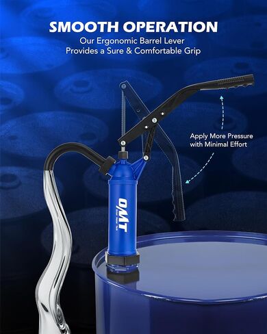 مضخة طبلة Orion Motor Tech سعة 55 جالونًا، لنقل المواد الكيميائية والمحاليل الحمضية والوقود والسوائل المائية، تناسب براميل وبراميل من 5 إلى 55 جالونًا، ومضخة برميلية رافعة الحركة، مع أنبوب شفط من 3 أقسام in Kuwait