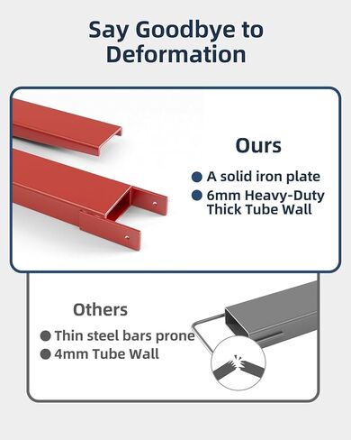 96 Inch Pallet Forklift Extensions, Fork Extensions 5.3 Inch Width,Heavy Duty Fork Extensions 5500 Lbs Capacity for Forklifts, 1 Pair Forklift Lift Extensions for Forklift Truck in Saudi Arabia
