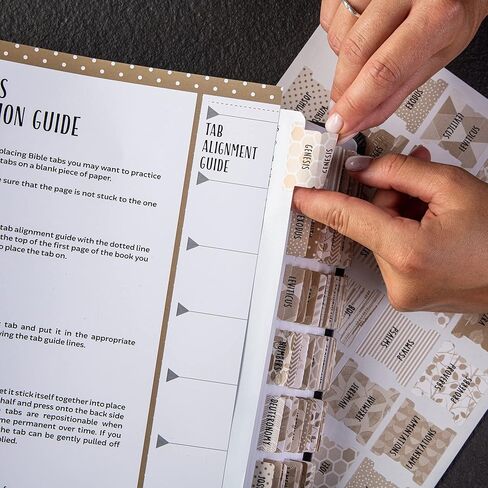 علامات تبويب الكتاب المقدس مغلفة من DIVERSEBEE (طباعة كبيرة، سهلة الاستخدام)، لوازم مذكرات دراسة الكتاب المقدس، 77 علامة تبويب لكتاب فهرس الكتاب المقدس للنساء، ملحقات الكتاب المقدس - موضوع الجمشت in Kuwait