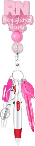 6 Pcs RN Nurse Badge Accessories Nurse Pen Set for RN Students(Pink) in Saudi Arabia