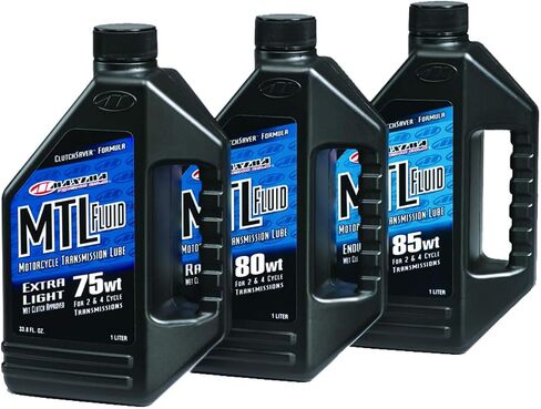 Maxima Racing Oils 40901-4PK MTL-E 85w Motorcycle Transmission/Clutch Fluid 1L Bottle, 4-Pack in Saudi Arabia