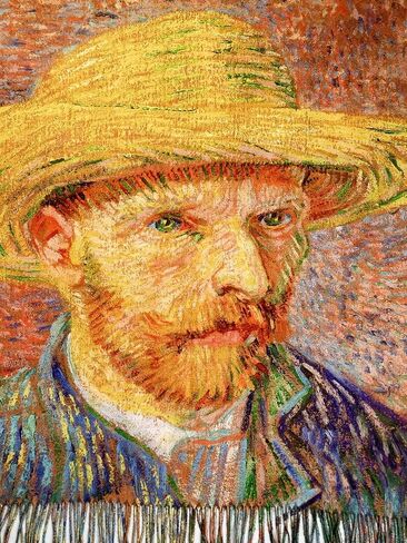 VENVSBEE Van Gogh Scarves Art Scarf for Women Best Gift Reversible Soft Cashmere Feel Shawl Wrap Pashmina Rave in Gift Box in Kuwait