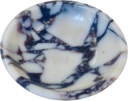 Real Travertine Marble Tray Serving as Key Bowl, 6.1'' Jewelry Dish & Decorative Bowl Dish for Key Earring, Nightstand Decor & Ring Holder Gift for Women & Birthday Gift (Travertine) in Saudi Arabia