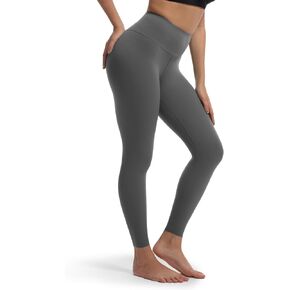 Seamless Leggings for Women Mid-Rise Yoga Pants No See Through Workout Leggings with Pockets