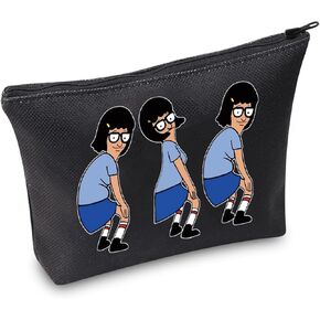 TSOTMO Tina Inspired Makeup Bag Bobs Merchandise Zipper Pouch For Cartoon Fans Burgers Gift (tina)