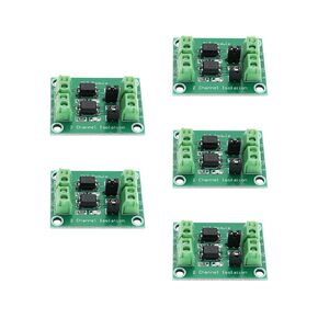 خلق فكرة 5 قطعة 817 2-قناة Optocoupler عزل الجهد التحكم وحدة التبديل 3.6-24 فولت سائق الكهروضوئية معزولة وحدة 38x29 مللي متر