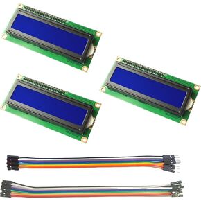 3Pcs IIC I2C 1602 LCD Display Module for Arduino Raspberry Pi Electronic DIY Projects