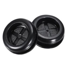 uxcell Rubber Grommet Round Double-Sided Mount Dia 27 mm ID 20 mm for Wire Protection 8pcs