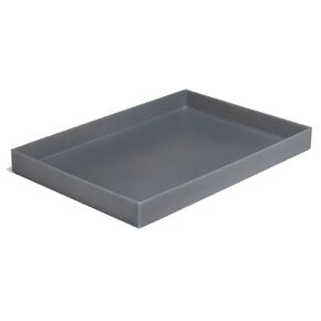 PIG Poly Utility Tray | Plastic Tray | 3.27 Gallon Sump Capacity | 17" W x 24" L x 2.25" H | Gray | PMB30612