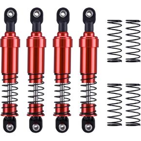 100mm Metal 1/10 RC Crawler Shocks Absorber Springs Pre-Oiled for Gen7 Gen8 SCX10 1/10 TRX4 Upgrades (Black) in Kuwait