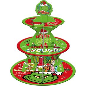 حامل كب كيك عيد الميلاد (3 طبقات)، قطعة مركزية لحفلات عيد الميلاد تحت عنوان عيد الميلاد in Kuwait