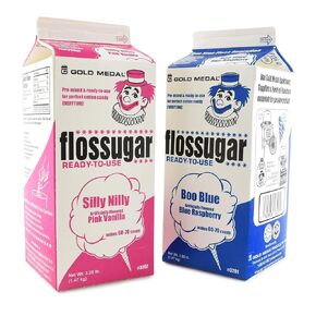 Gold Medal Variety Candy Flossugar (Blue Raspberry and Pink Vanilla) , 52 oz - 1/2 Gallon, 2 Pack