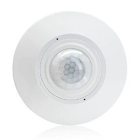 DC 12/24V 10A Low Voltage Ceiling Sensor Pir Occupancy Motion Detector,360 Motion Sensor,8-12M High Sensitive Ceiling Motion Sensor Switch, Commercial/Industrial Grade, White