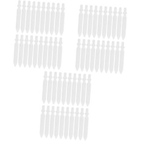 Ciieeo قلم طلاء Nibs 100 قطعة قلم تحديد طرف استبدال طرف طرف طرف قلم تحديد طرف بديل طرف قلم تحديد طرف قلم تحديد أبيض قلم تحديد ذو طرف رفيع أدوات كتابة من النايلون قلم إطالة