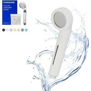 BODYLUV - Puresome Shower Head (Ver.1), Handheld Hard Water Softener, Strong Water Pressure Water Saving Vitamin Filter For Bathroom (Shower Head ONLY, Vita Milk Filter NOT INCLUDED) (Cool Pink)