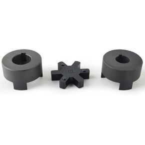 3/4" to 1" L090 3-Piece L-Jaw Coupling Set & Buna-N NBR Rubber Spider for Log Wood Splitter