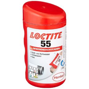 Loctite 55 Pipe Sealing Thread Cord for Water and Gas Leak Fix - Size 150m