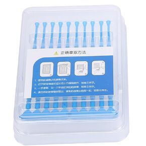 20pcs Dental Adhesive Tip Applicator, Dental Teeth Adhesive Tip Applicator, Bonding Sticks Applicator, Dental Accessory Supply