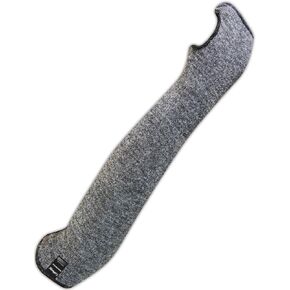 MAGID CutMaster Aramax ANSI Level 3 Knit Sleeve with Thumb Slot, 96 Sleeves, 14" Long, Black
