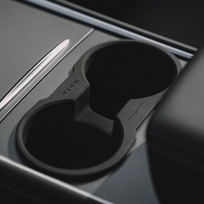 VION Tesla Model 3/Y Cup Holder (White) - Fits 2024-2021 Model Y, 2023-2021 Model 3