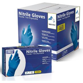 Nitrile Gloves, Disposable Gloves, Comfortable, Powder Free, Latex Free | 100-1000 Gloves